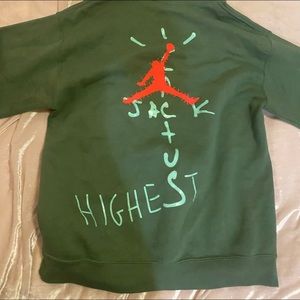 Nike cactus jack sweatshirt new condition size M